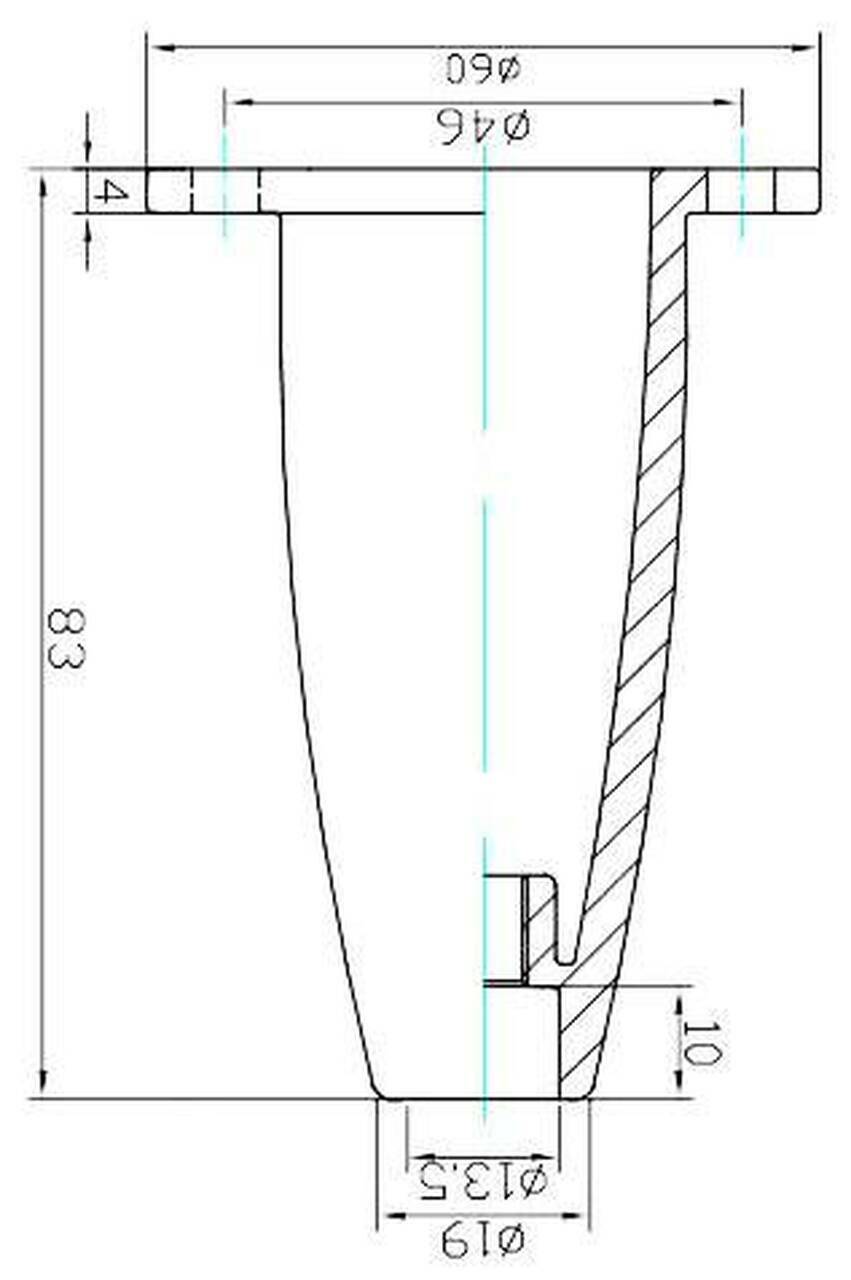 4" Sleek Tapered Leg gallery