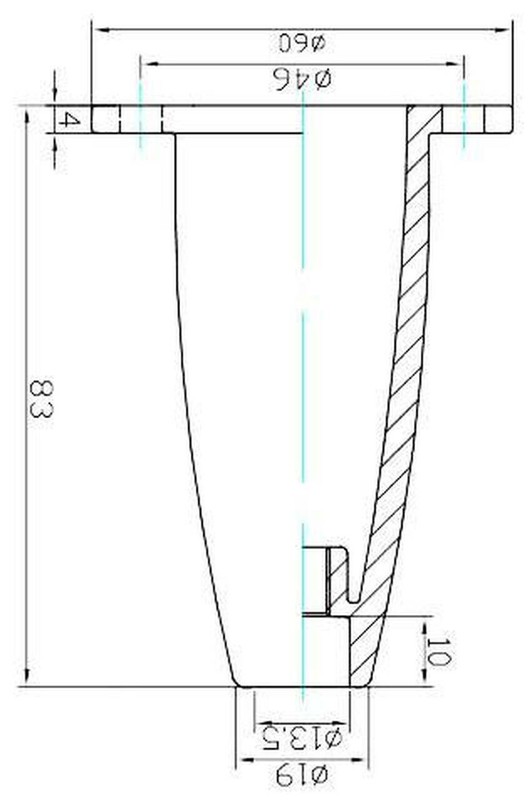 4" Sleek Tapered Leg gallery