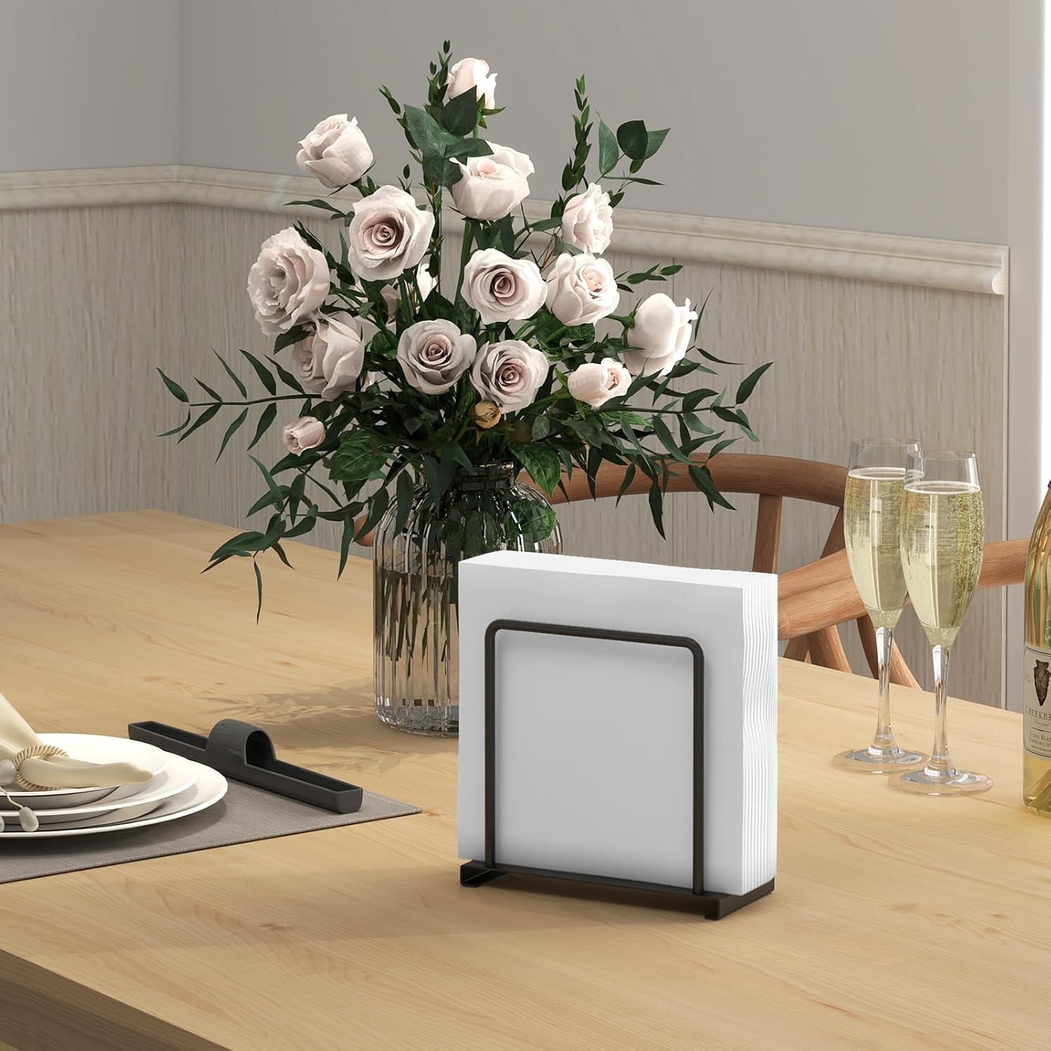 Napkin Holder for Table, Metal Napkin Holder for Kitchen Dining, Standing Paper gallery