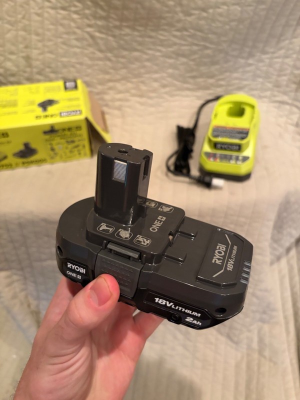 Ryobi PSK005 ONE+ 18V 2.0Ah Lithium Battery Starter Kit gallery