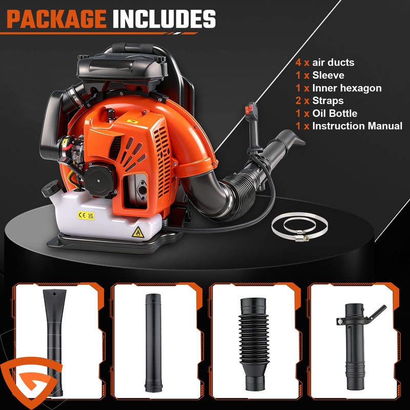 63CC Commercial Gas Leaf Blower Backpack Gas-powered Backpack Lawn Grass Blower gallery