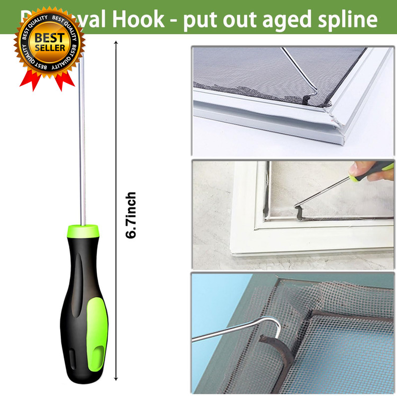 Screen Roller Tool Screen Spline Tool Spline Roller Steel/Nylon Roller Bearing gallery
