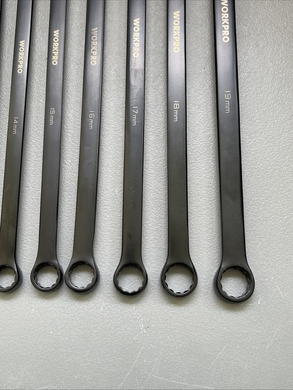 Workpro 10 Piece Extra Long Box End and Anti-slip Ratcheting Wrench Set 8mm-19mm gallery
