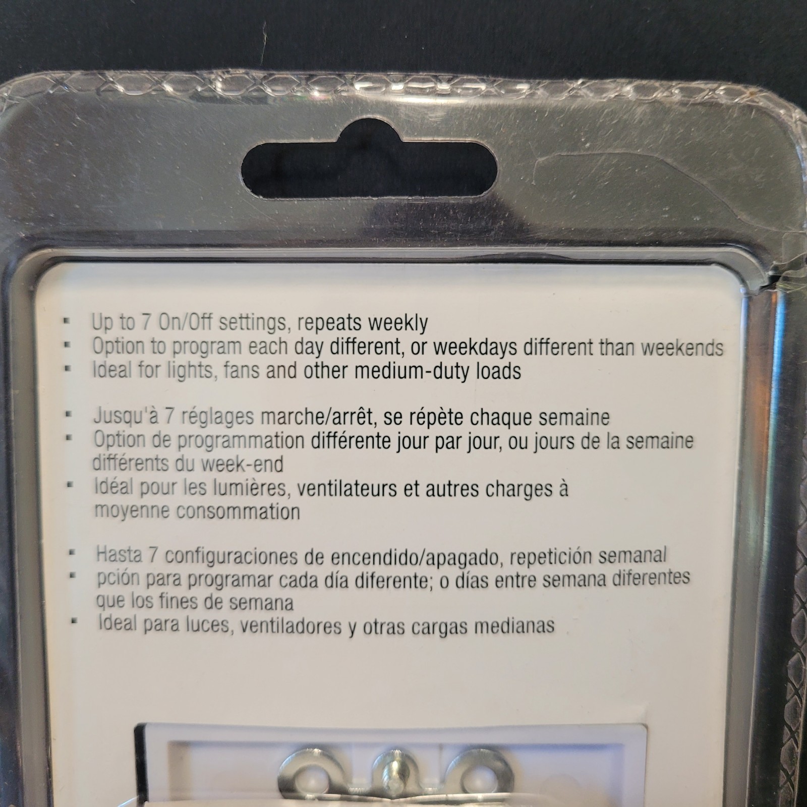 Woods 7-Day Digital In-Wall Timer - White Model #59018 gallery