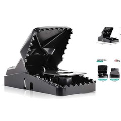 Large Snap Traps for Rats – 4 Reusable Traps with Powerful Steel Springs