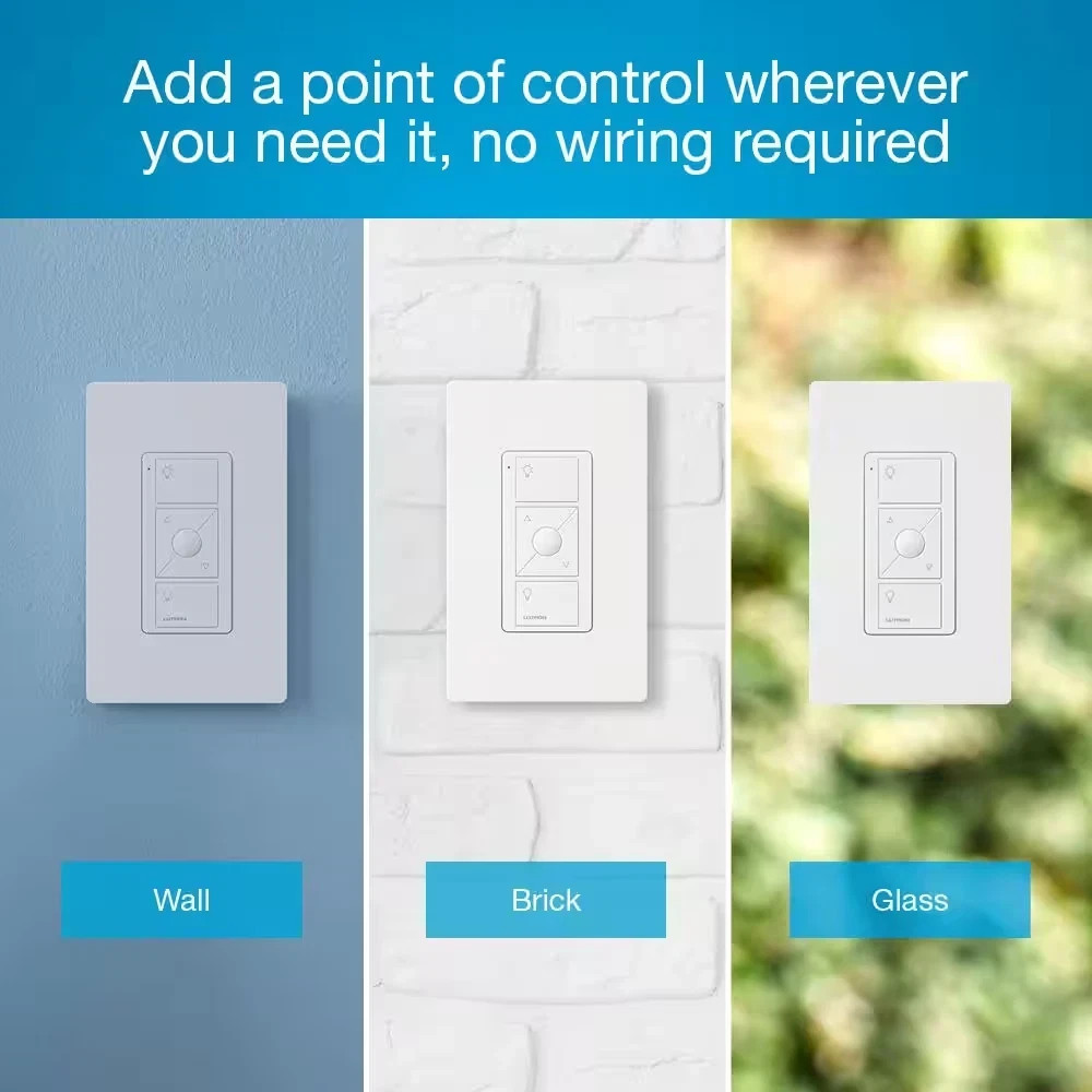 Lutron Pico Remote Control Light Switch for Caseta Wireless Dimmer Light Almond gallery