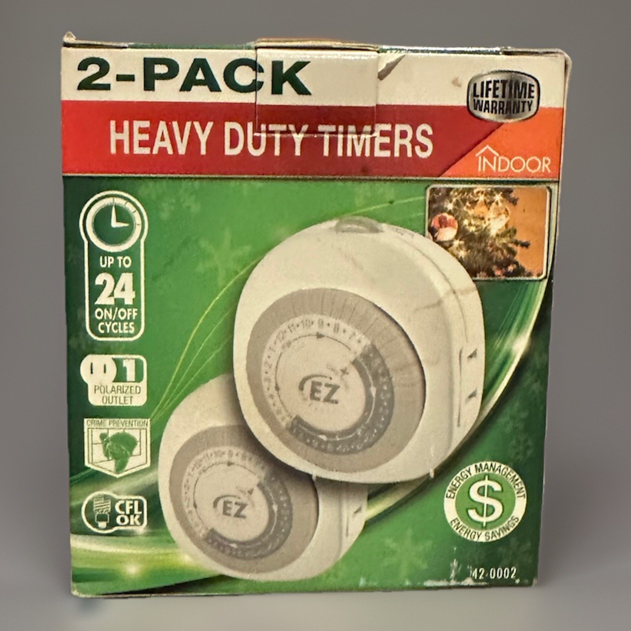 2 Pack Indoor 24Hour Mechanical Outlet Timer In Wall Timer Switch 15A 125V 60Hz gallery