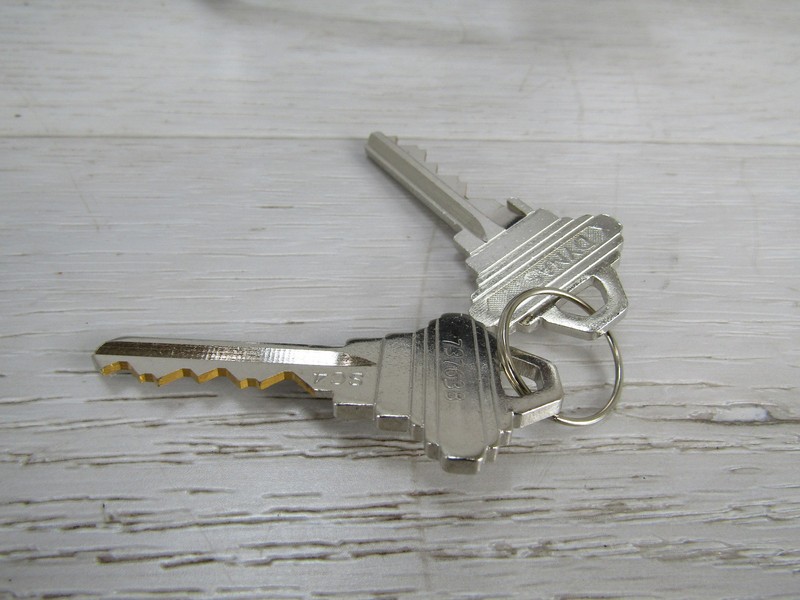 Dynasty Hardware Storeroom Door Lock Keyed Lever Lockset ADA Compliant gallery