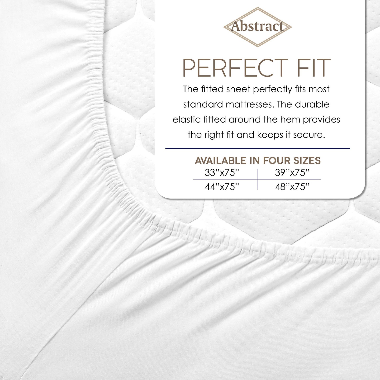 Fitted Bed Sheet - 100% Cotton Snug Fitted Bed Sheets for Narrow Twin/Rv Bunk... gallery