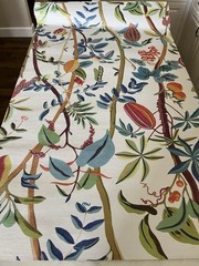 Stroheim Leilani Printed Grasscloth Wallpaper 34.5” x 30’ Bolt Sisal Botanical