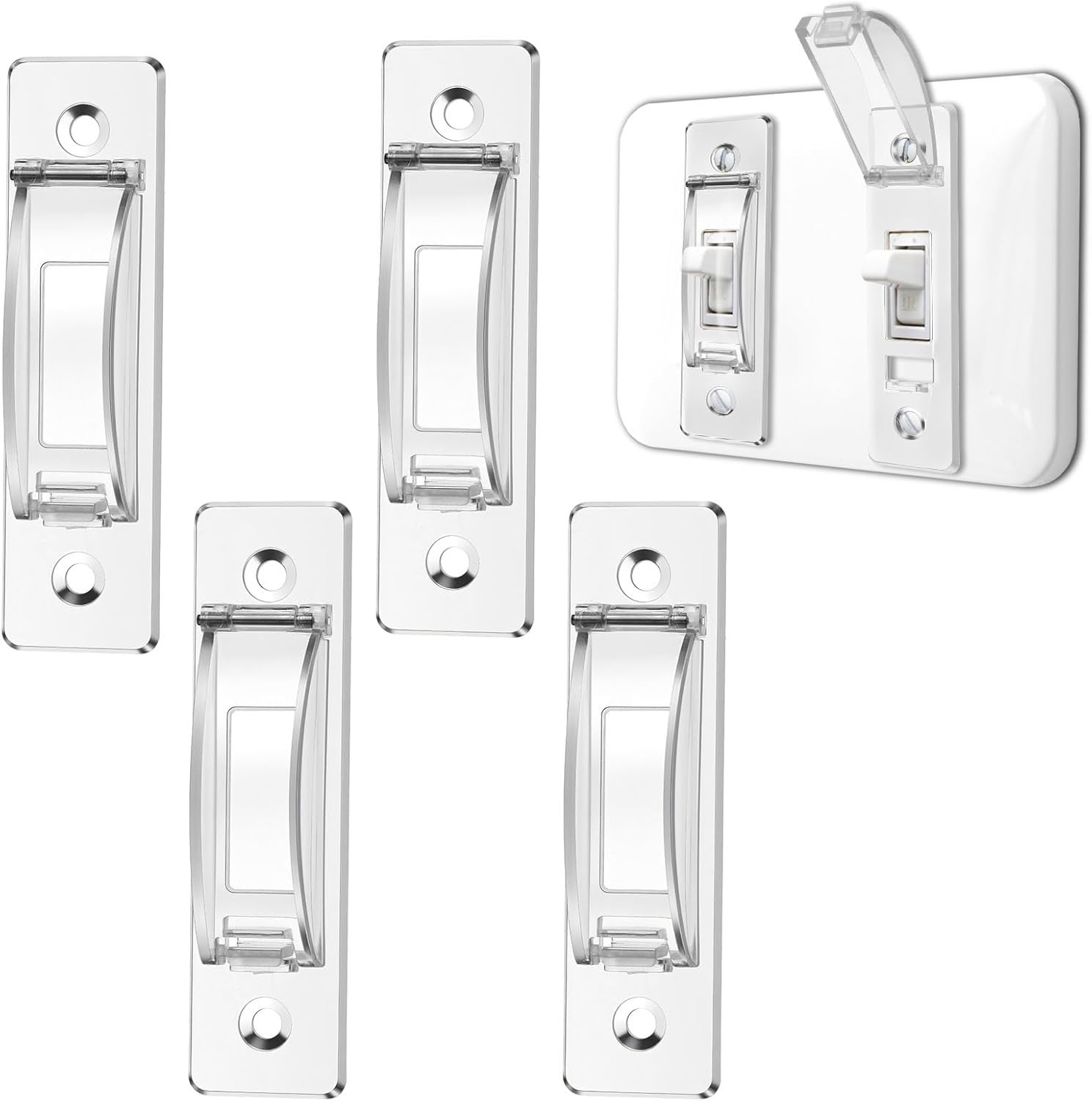 4 Pack Light Switch Guard Cover Wall Switch Guards Childproof Wall Switches Guar gallery