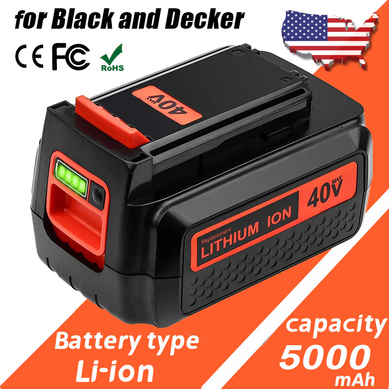 2PACK 5.0Ah for Black and Decker 40V 40 Volt Max Lithium Battery LBX2040 LBXR36 gallery