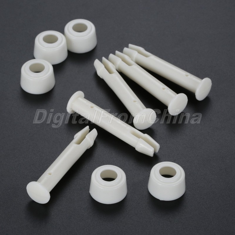 Durable 12pcs Plastic Pool Joint Pins & Caps Parts For 10-12ft Metal Frame Pools gallery