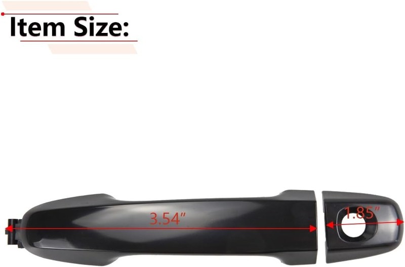 1Set Exterior Door Handle Compatible with Toyota Camry 2012 2013 2014 2015 gallery