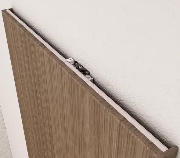 CALHOME 39 in. Soft Close and Open Interior Hidden Track Sliding Door Hardware gallery