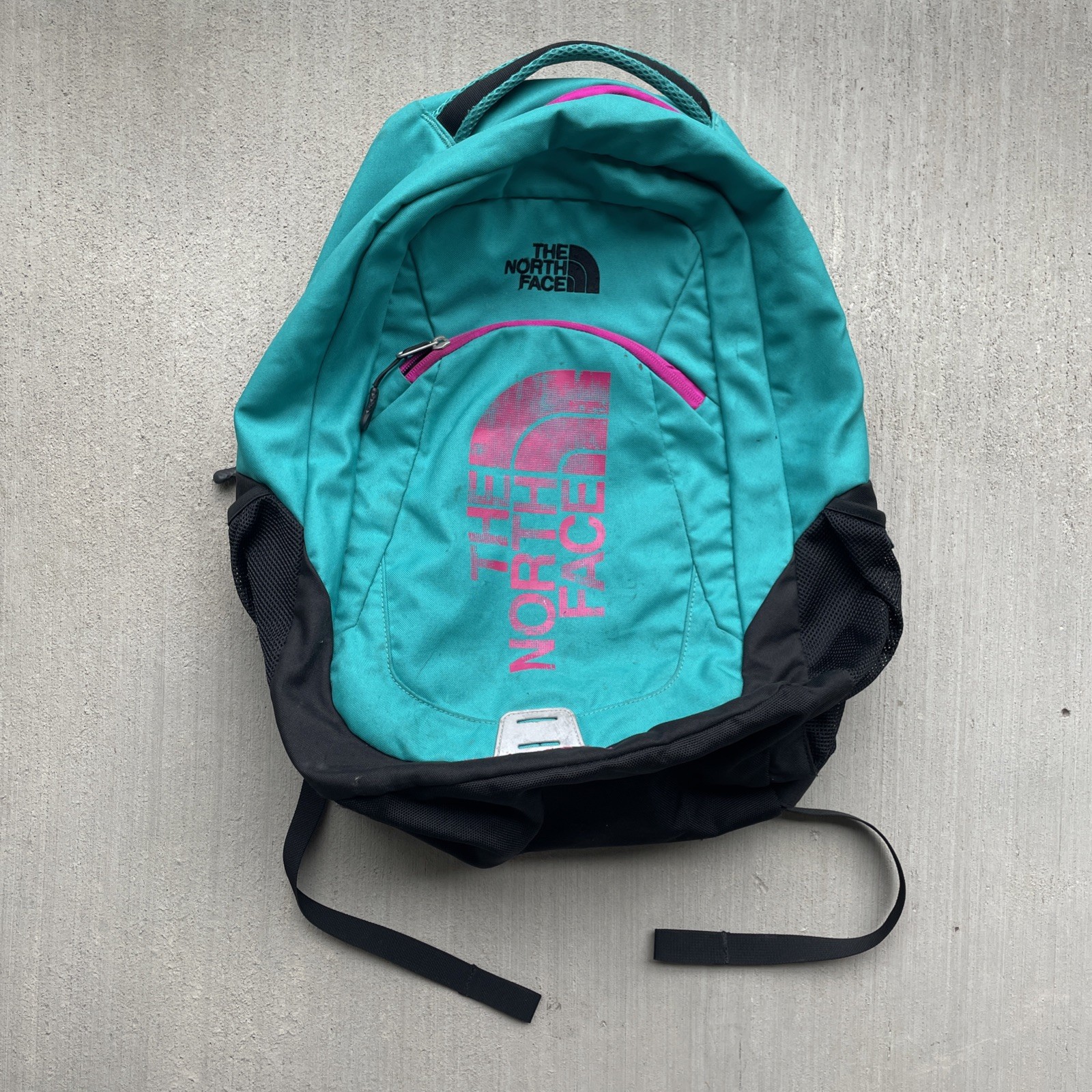 The North Face Haystack Backpack Turquoise Green Purple Black 2