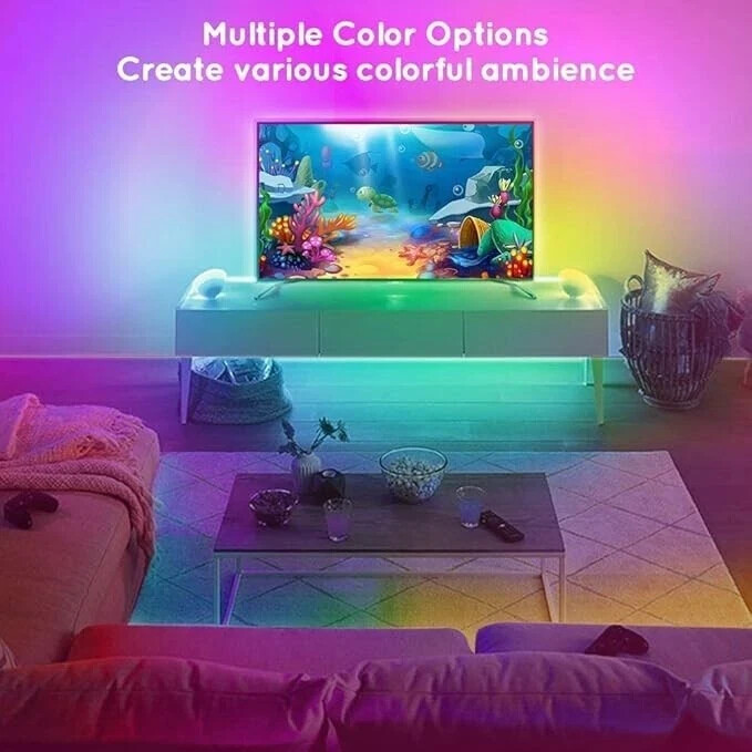 16.4ft LED TV Backlight Strip – USB Light Strip for 32–80 Inch TVs and Monitors gallery