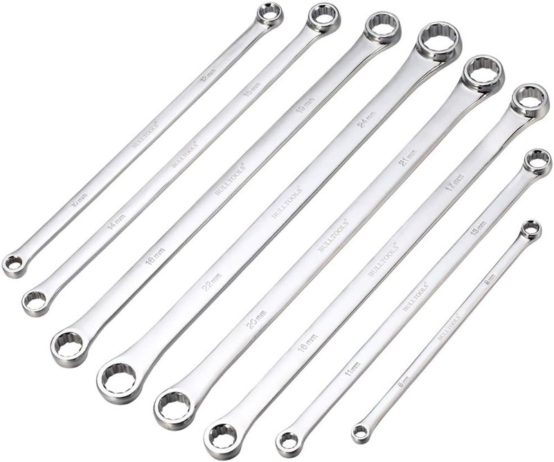 Extra Long Double Box End Wrench Set Chrome Vanadium Steel Aviation Wrenches ... gallery