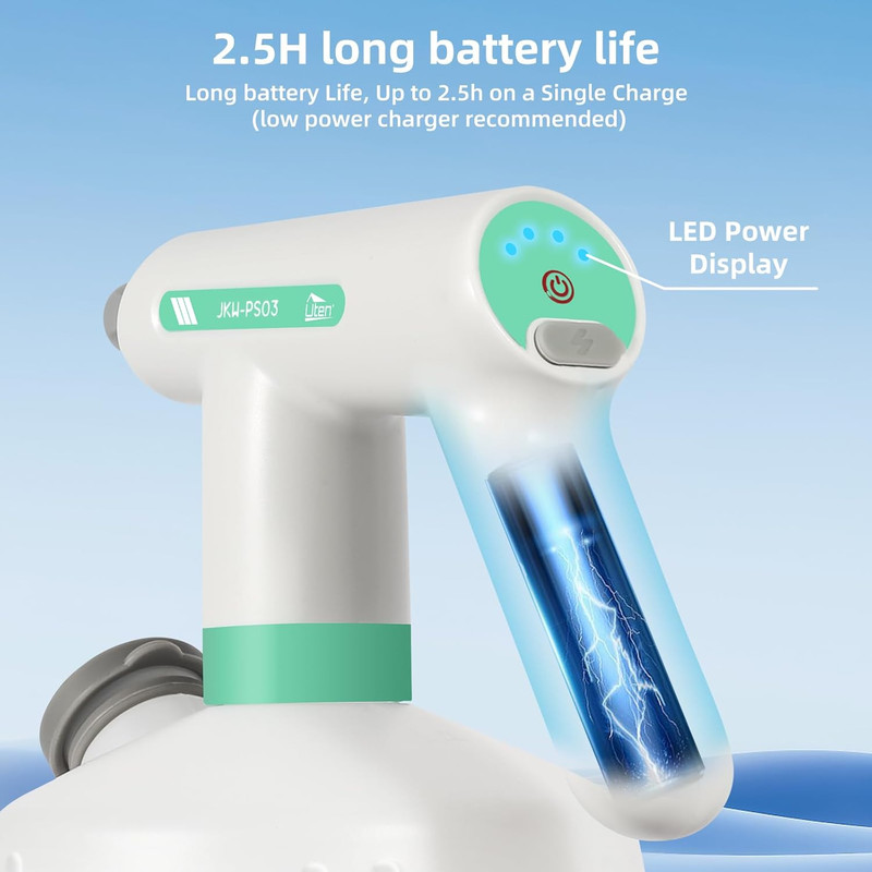 2L Electric Sprayer Rechargeable Electric Spray Bottle W/Extended Nozzle GIFT gallery