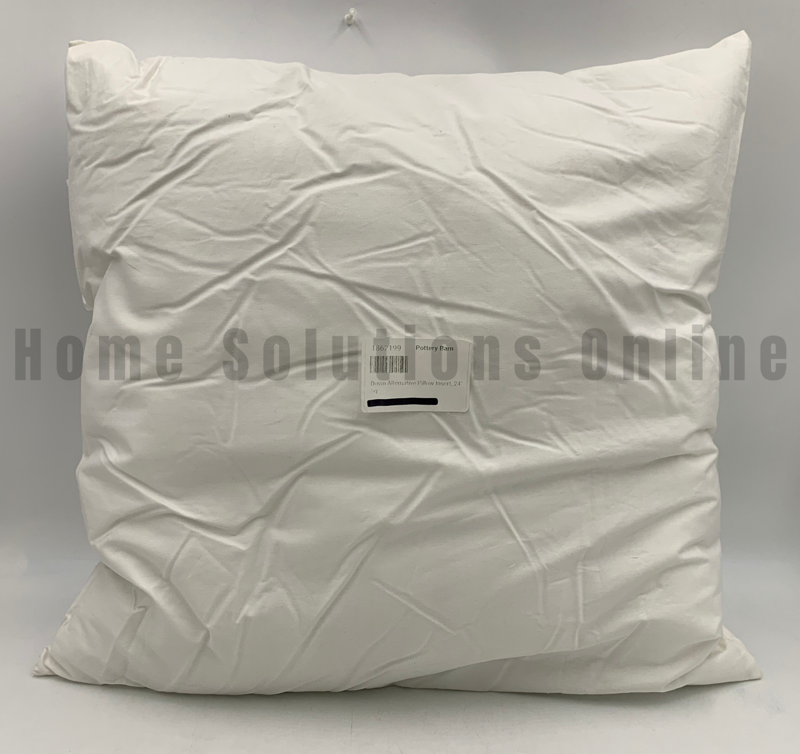 Pottery Barn 200 Thread Count Down Alternative Pillow Insert 24" Sq #U4004 gallery