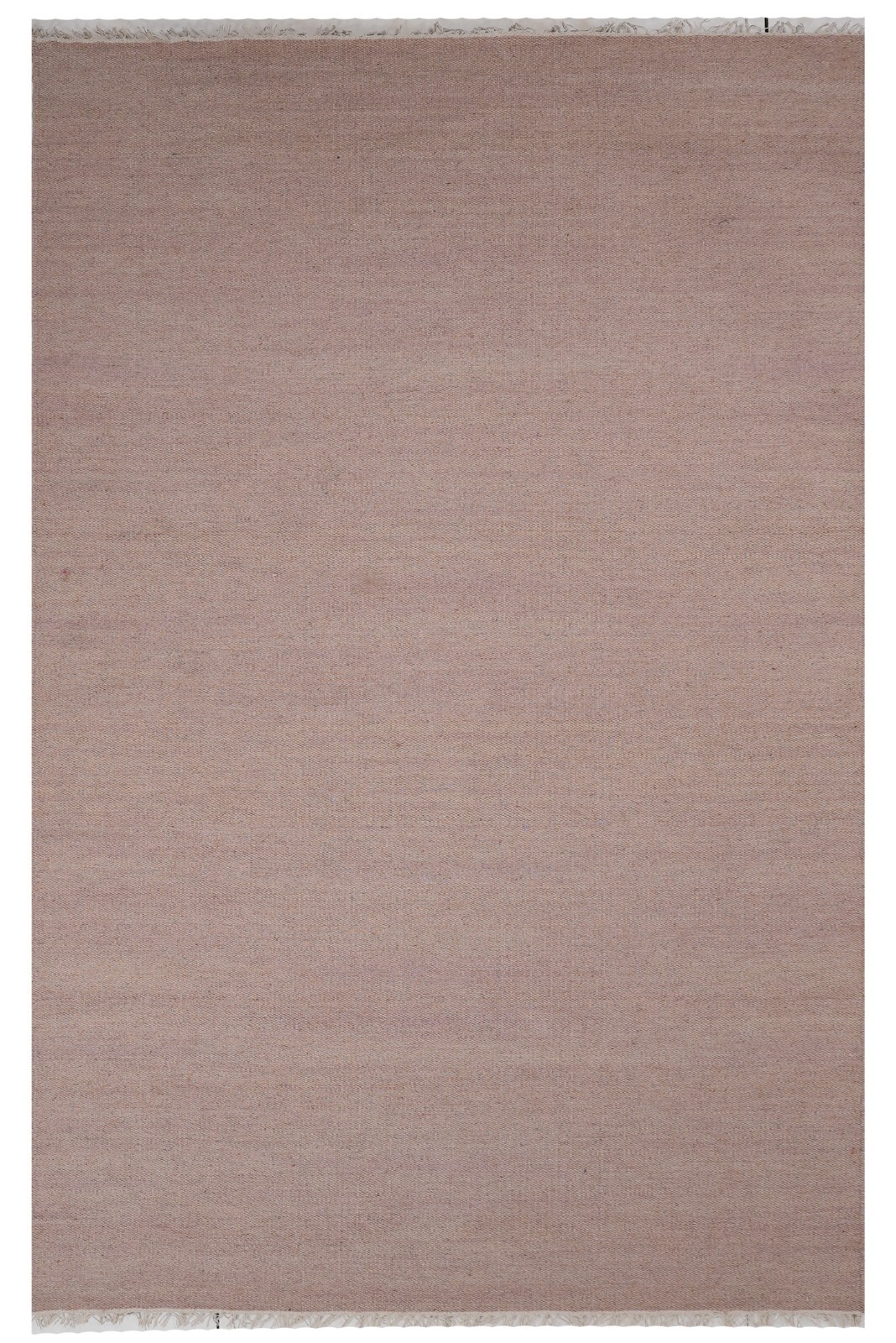 Hand Woven Flat Weave Kilim Wool Area Rug Solid Light Brown BBH Homes BBD00111 gallery