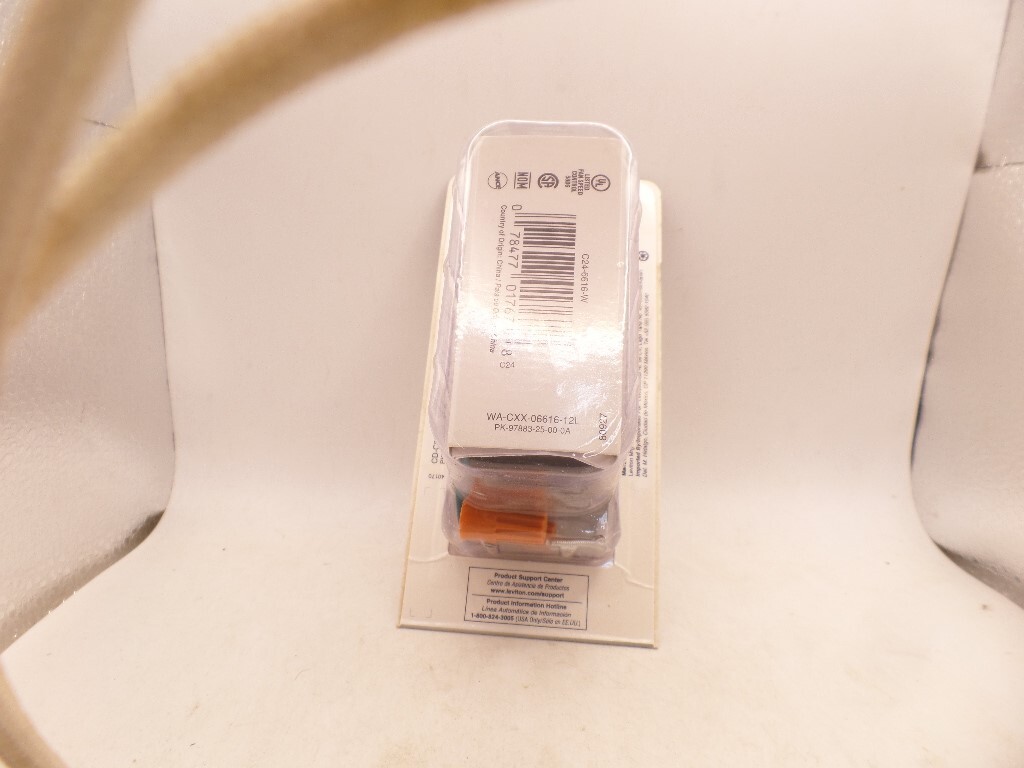 LEVITON 6616-1XW 5A TRIMATRON 1-POLE FULL RANGE ROTARY FAN SPEED CONTROL, WHITE gallery