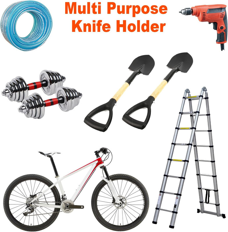 2 Pack Garage Organizer Wall Hanger – Heavy Duty Trimmer Rack for Weed Eater, We gallery
