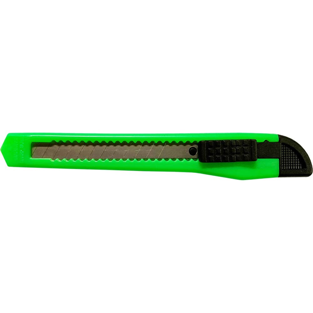 500x Bulk Small Neon Green Utility Knife Box Cutters Snap Off Blade 9MM Blade gallery