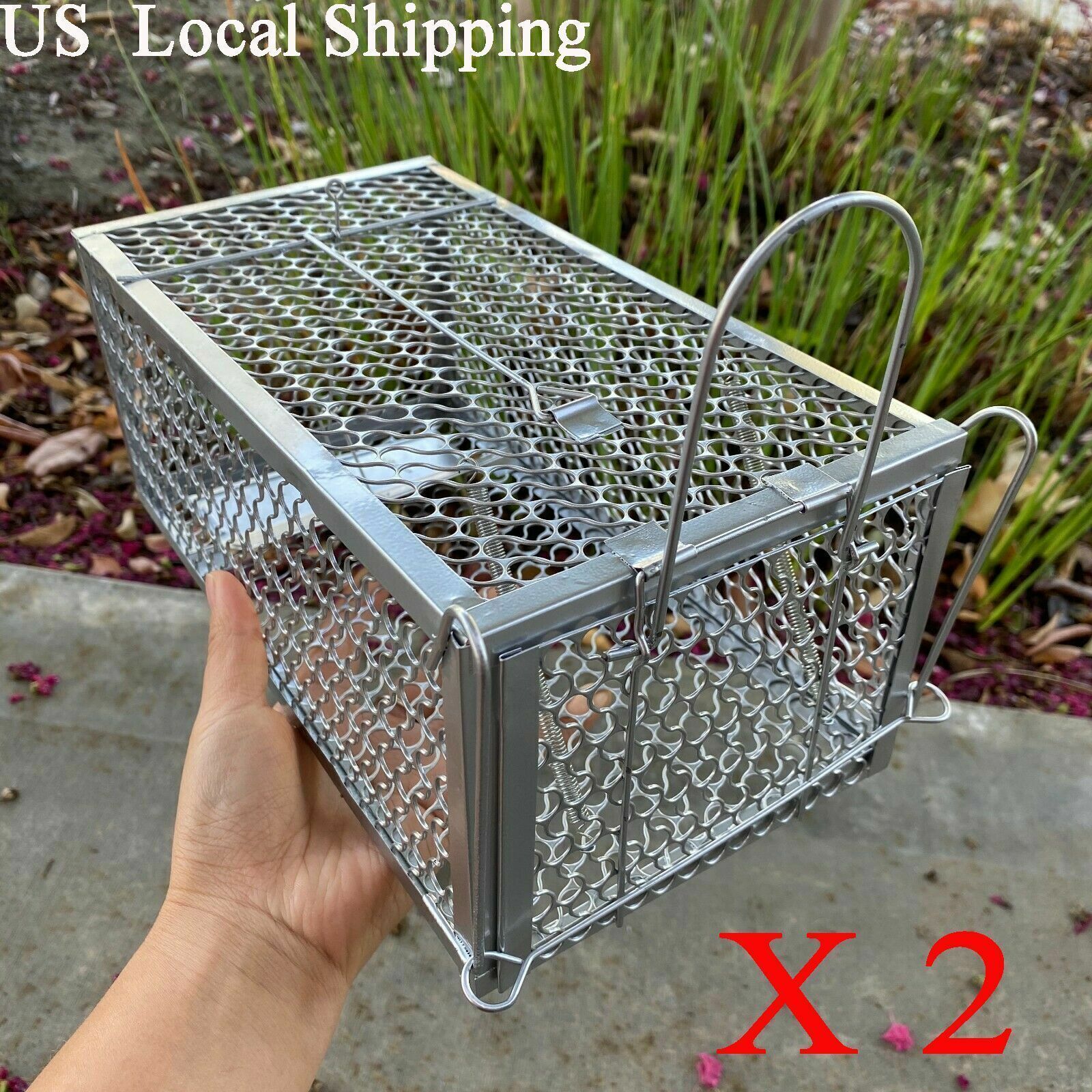 1/2pc Live Humane Cage Trap for Squirrel Chipmunk Rat Mice Rodent Animal Catcher gallery