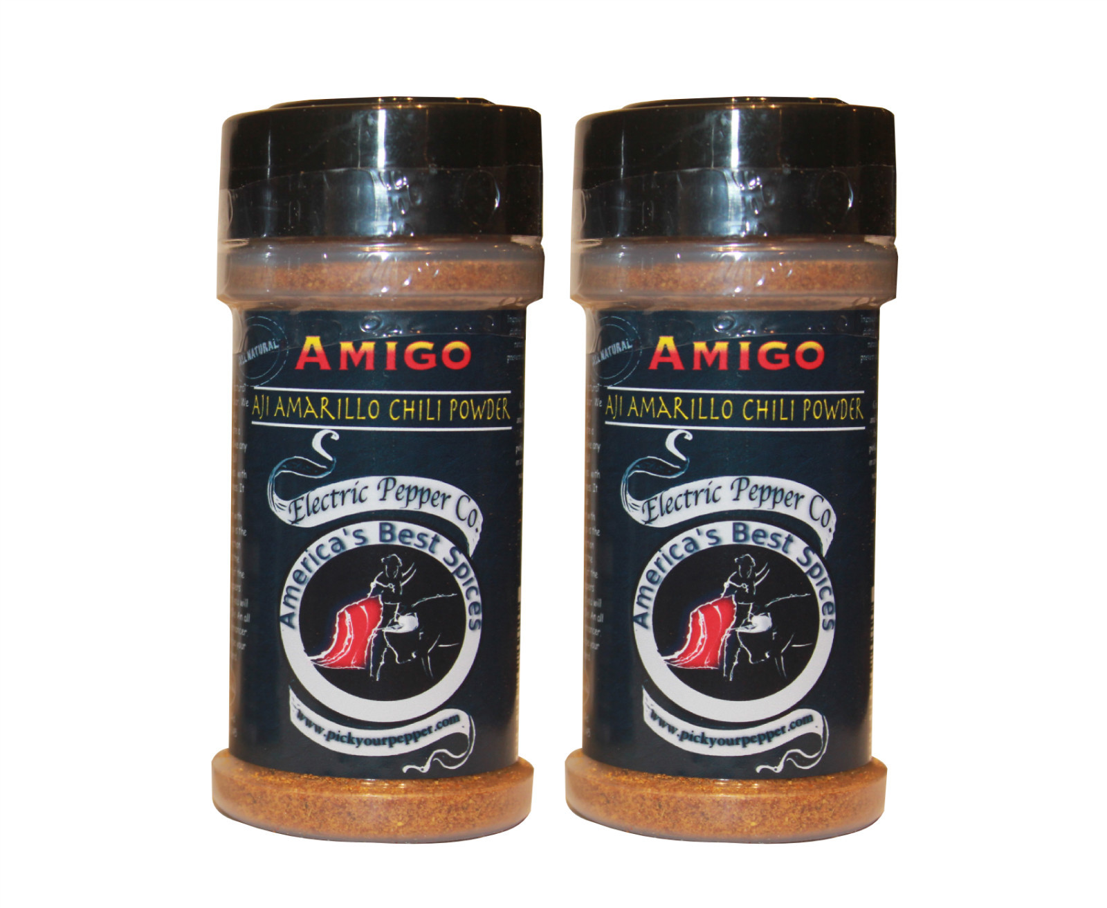 Chili Pepper Powder Gift Set Hot Spice Dried Ground Aji Amarillo Mild 2 x 1.5 oz gallery