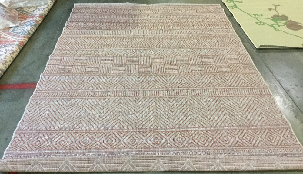 BEIGE / RUST 6'-7" X 9'-6" Spot on Rug, Reduced Price 1172662999 CY8196-36512-6
