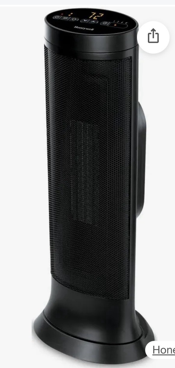 ❤️ Honeywell Heater Slim Ceramic Design Oscilltes 2 Heat Settings HCE317B gallery