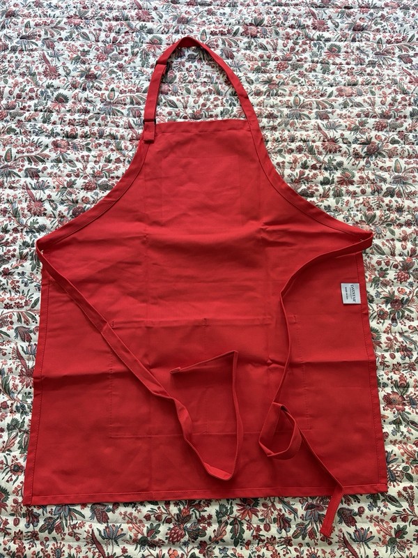 Red Vienna Beef Apron, New without tags, polyester and cotton gallery