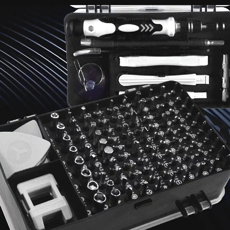 115 in 1 Precision Screwdriver Set Acssart Magnetic Bit Computer Repair Tool Kit gallery