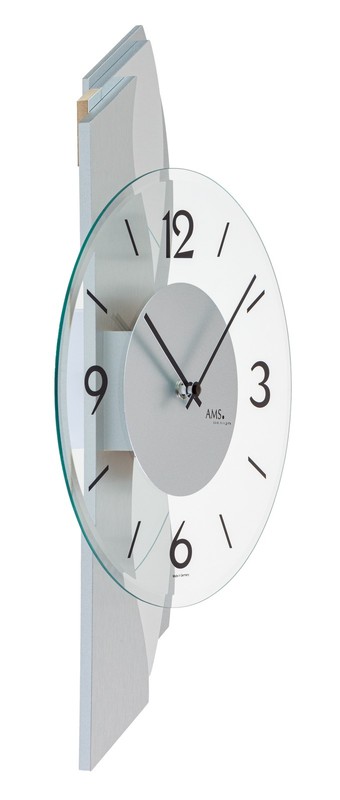 Modern Wall Clock with Quartz Movement by AMS gallery
