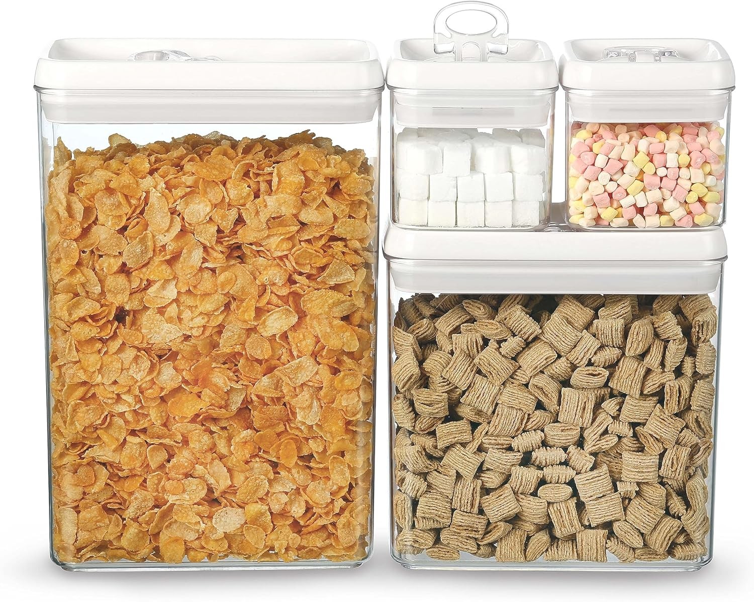 Flip Tite Storage Container W/ Lid 4" RECTANGULAR Air Tight Ring Flip Top gallery