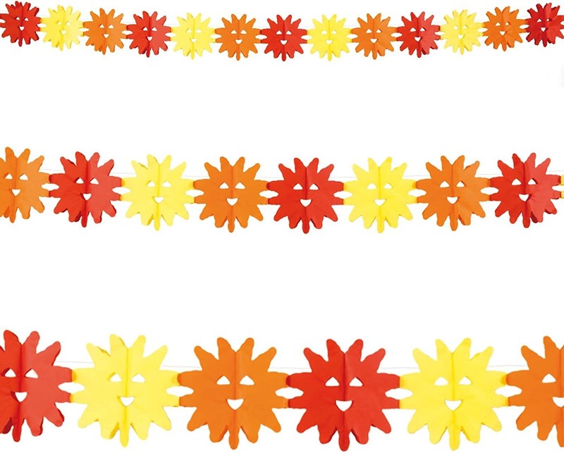 Multicoloured Paper Garland Bunting Party Birthday Carnival Decor gallery