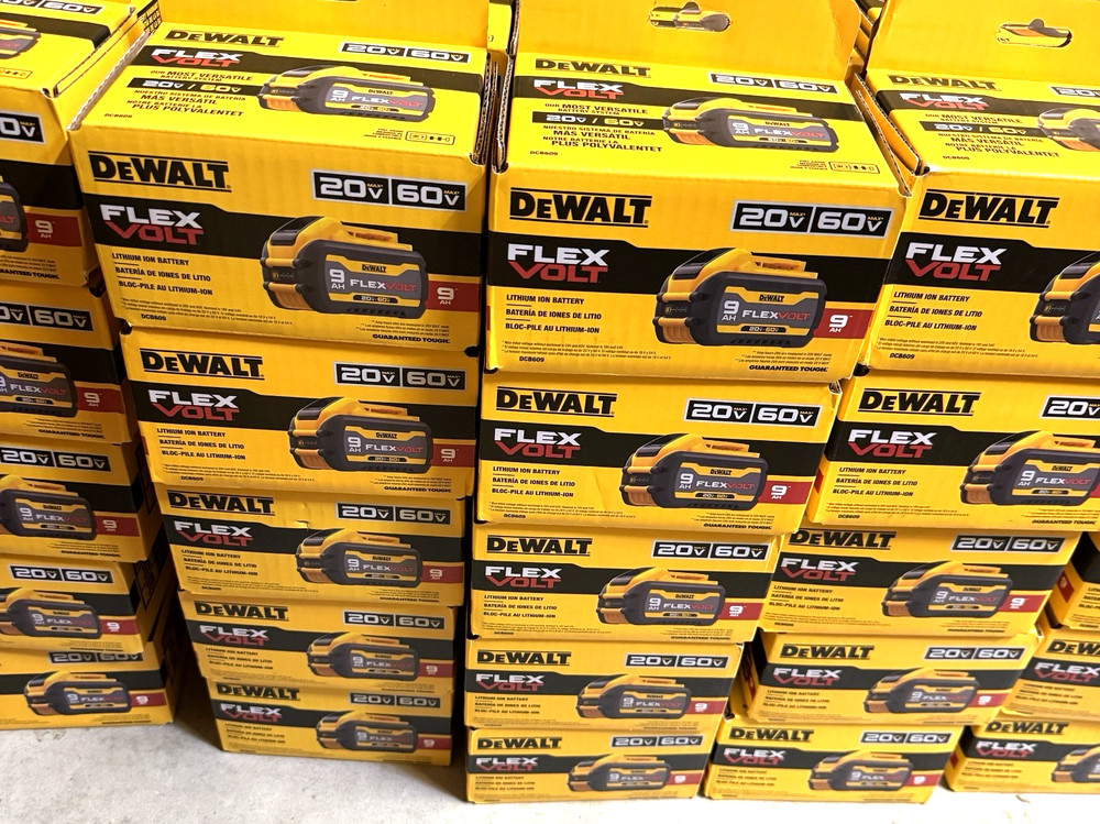 GENUINE DeWALT DCB609 FlexVolt 20V / 60V MAX 9.0Ah 9 AH Lithium-Ion Battery NEW!