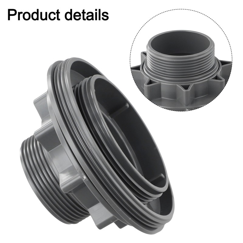 Gray Plastic Pool Hose Connector Kit for Intex 26341W 26345W 26761EH 28345VM gallery