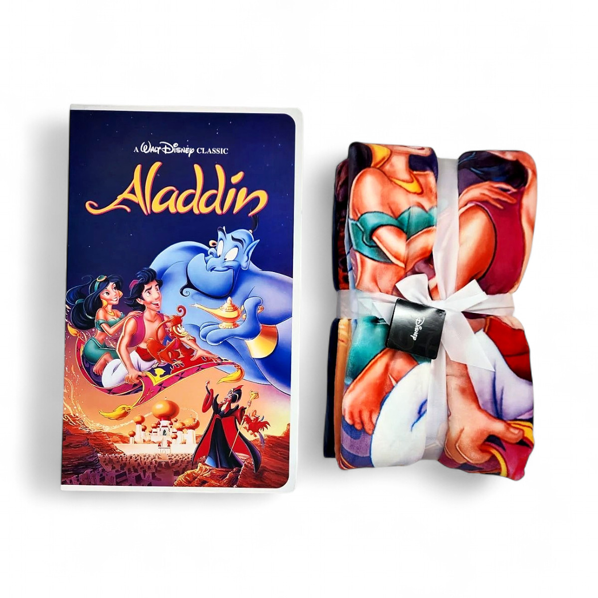 Disney Aladdin Classic VHS Boxed Silk Touch Throw Blanket 50" x 70" gallery