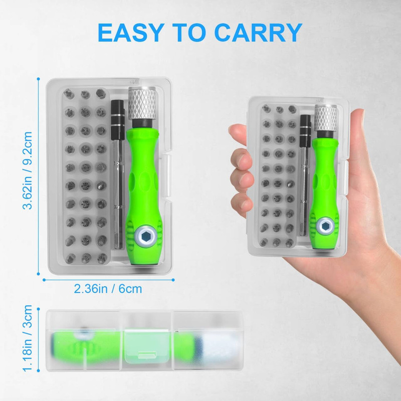 32 in 1 Precision Screwdriver Set Mini Magnetic Repair Tool Kit gallery