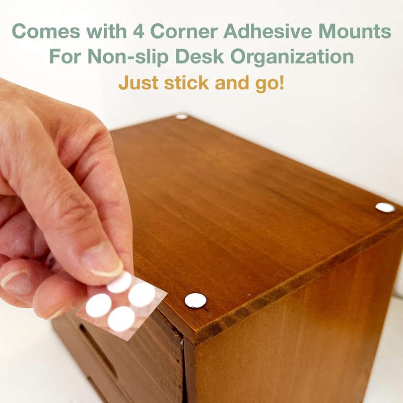 2-pc Stackable Storage Drawers - See-Through Wooden Storage Cabinets - 2-Leve... gallery