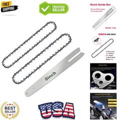 8 Inch Chainsaw Chain Replacement- 2 Chains and 1 Guide Bar for 8 Inch Mini C…