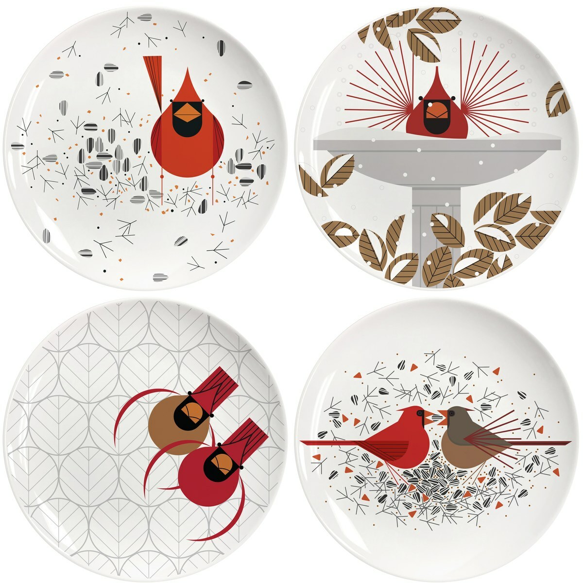 Charley Harper Dessert & Appetizer Plates gallery