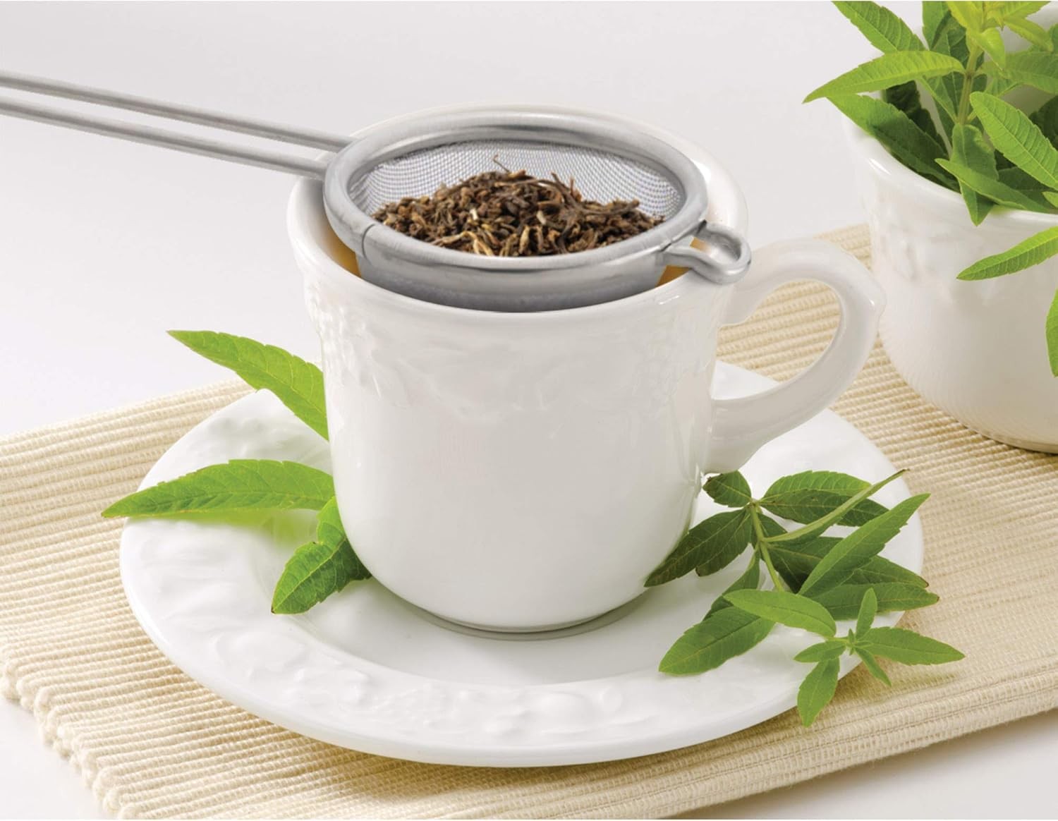 Fine Mesh Tea Strainer with Helper Handle 18 8 Stainless Steel 2 75 Inch for gallery