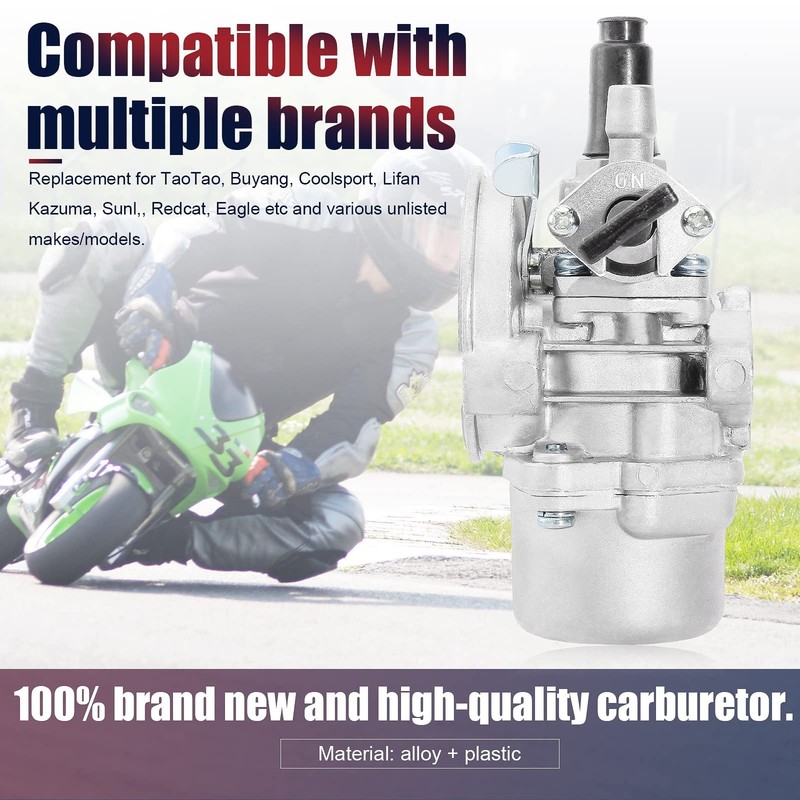 Carburetor 43cc 47cc 49cc 50cc 2Stroke Engine Metal Plastic for Mini Bike gallery