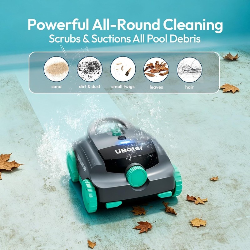 Cordless E10 Pool Vacuum for Above Ground Pools 120-150 Min Runtime gallery