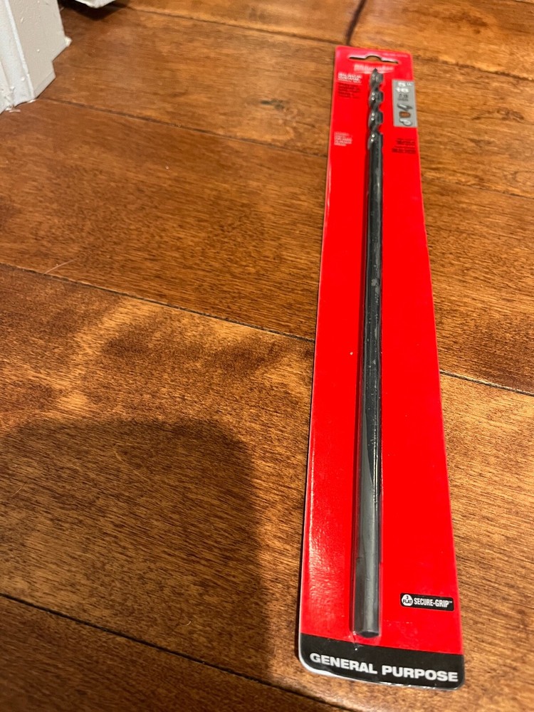Milwaukee EXTRA LONG Extended LENGTH 5/16" x 12" Black Oxide Drill Bit