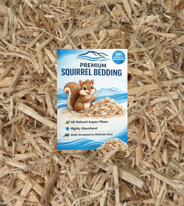Squirrel House Nesting Box Bedding Fresh Fluffy Comfy Nesting Aspen Shaving gallery