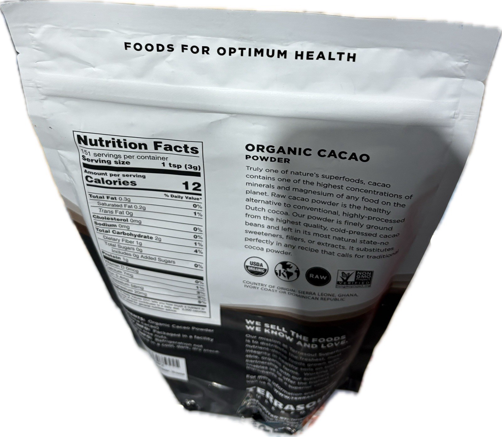 Cacao Ground 16 oz 100% Pure gallery